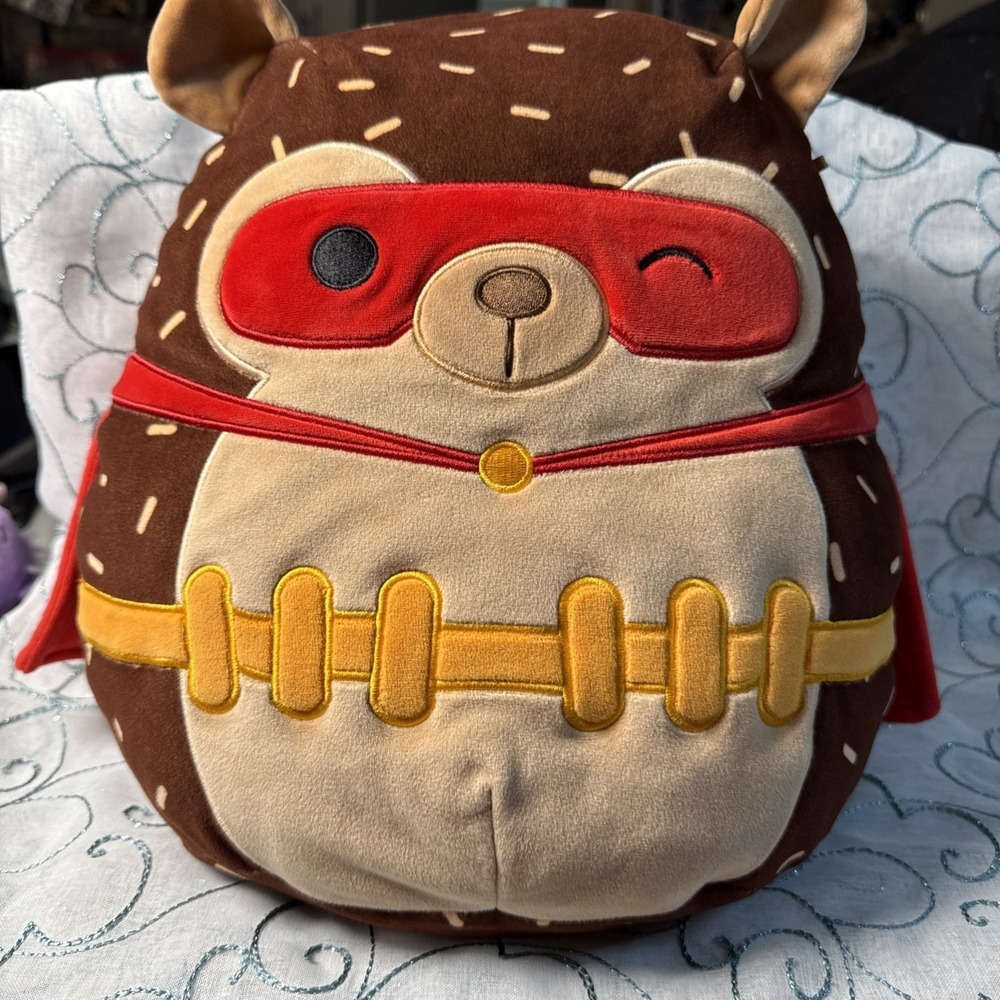 Squishmallows Hans Hedgehog 12" Halloween 2023 Superhero Costume Plush